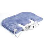 Neck & Shoulder Heating Pad with Fast-Heating Technology, Magnetic Closure & Convenient Storage Bag - Turquoise Blue