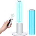 UV Light Sanitizer, 36W Quartz Germicidal Lamp with Ozone, Remote Control Timer, UV-C Ultraviolet Light for Living Room Bedroom Household Kitchen Hotel Pet Area